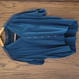 Express teal shirt